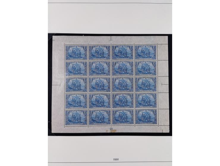 1872/1918, ungebrauchte und postfrische, bis auf Mi. 14 und 38 komplette Sammlung &nbsp;im Lindner-Falzlosalbum mit vielen Be