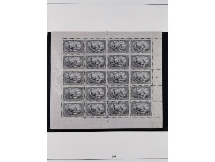 1872/1918, ungebrauchte und postfrische, bis auf Mi. 14 und 38 komplette Sammlung &nbsp;im Lindner-Falzlosalbum mit vielen Be