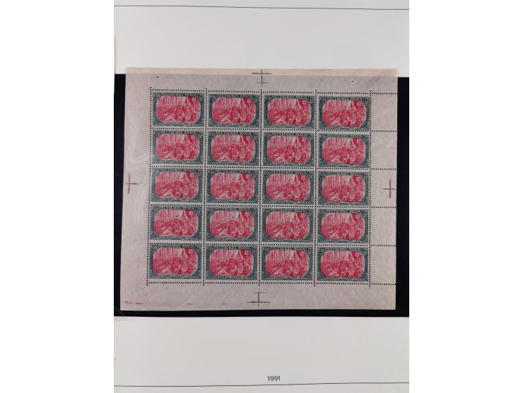 1872/1918, ungebrauchte und postfrische, bis auf Mi. 14 und 38 komplette Sammlung &nbsp;im Lindner-Falzlosalbum mit vielen Be