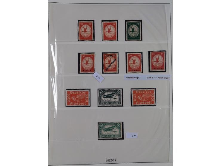 1872/1918, ungebrauchte und postfrische, bis auf Mi. 14 und 38 komplette Sammlung &nbsp;im Lindner-Falzlosalbum mit vielen Be