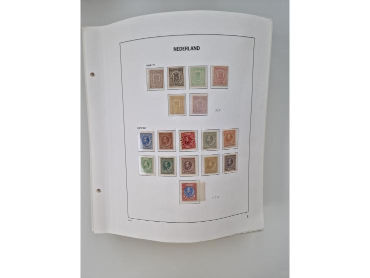 1852/1995, mostly unused and mint never hinged collection incl. official and postage due stamps with a lot of better and comp