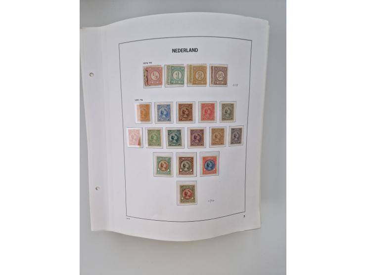 1852/1995, mostly unused and mint never hinged collection incl. official and postage due stamps with a lot of better and comp