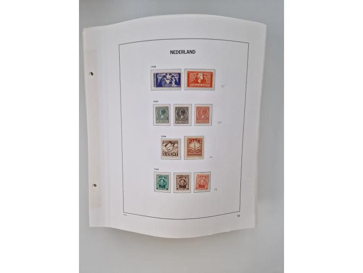 1852/1995, mostly unused and mint never hinged collection incl. official and postage due stamps with a lot of better and comp