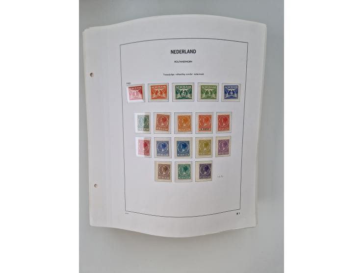 1852/1995, mostly unused and mint never hinged collection incl. official and postage due stamps with a lot of better and comp