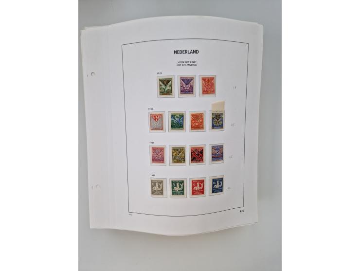 1852/1995, mostly unused and mint never hinged collection incl. official and postage due stamps with a lot of better and comp