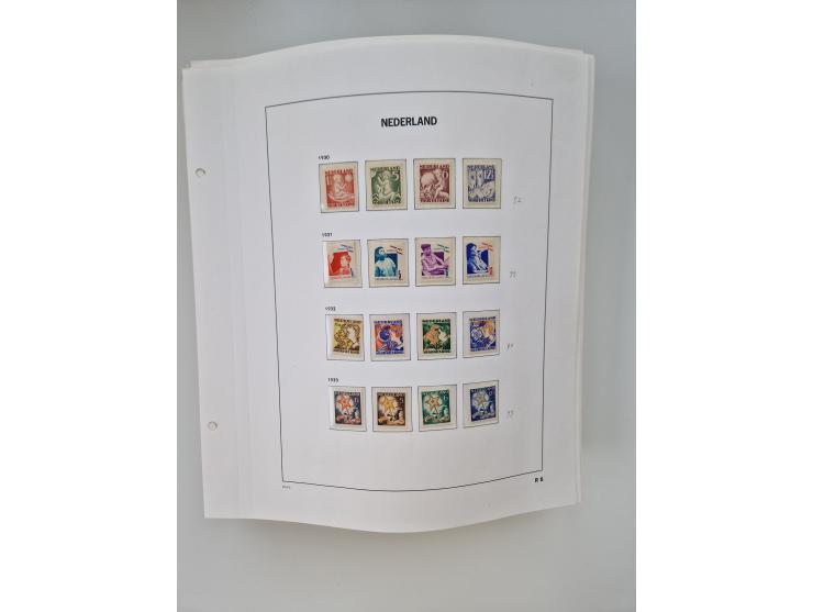 1852/1995, mostly unused and mint never hinged collection incl. official and postage due stamps with a lot of better and comp