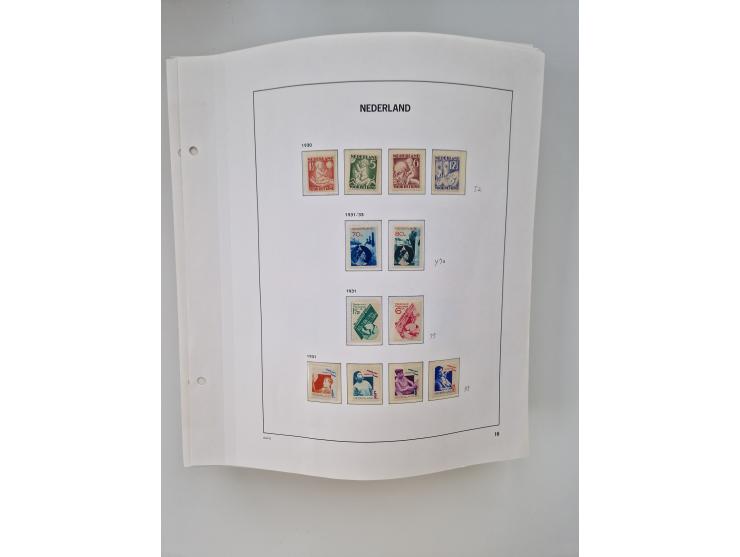 1852/1995, mostly unused and mint never hinged collection incl. official and postage due stamps with a lot of better and comp