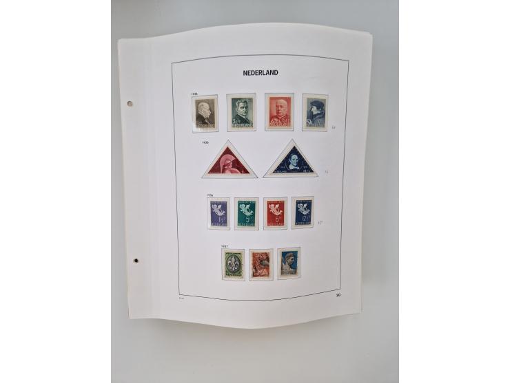 1852/1995, mostly unused and mint never hinged collection incl. official and postage due stamps with a lot of better and comp