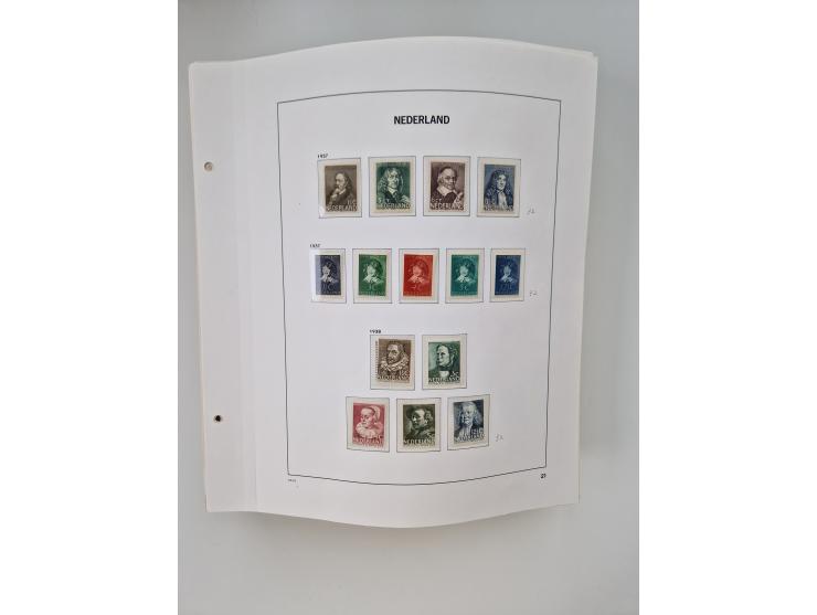 1852/1995, mostly unused and mint never hinged collection incl. official and postage due stamps with a lot of better and comp