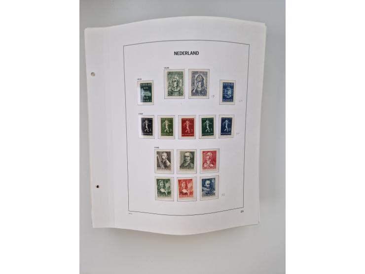 1852/1995, mostly unused and mint never hinged collection incl. official and postage due stamps with a lot of better and comp