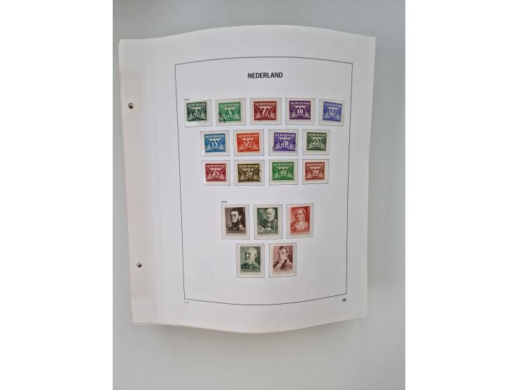 1852/1995, mostly unused and mint never hinged collection incl. official and postage due stamps with a lot of better and comp