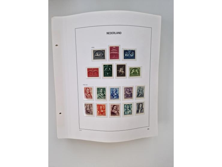 1852/1995, mostly unused and mint never hinged collection incl. official and postage due stamps with a lot of better and comp