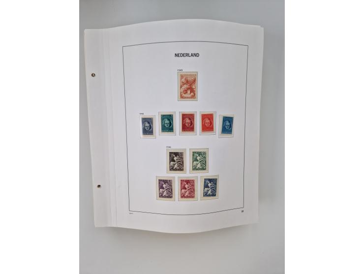 1852/1995, mostly unused and mint never hinged collection incl. official and postage due stamps with a lot of better and comp