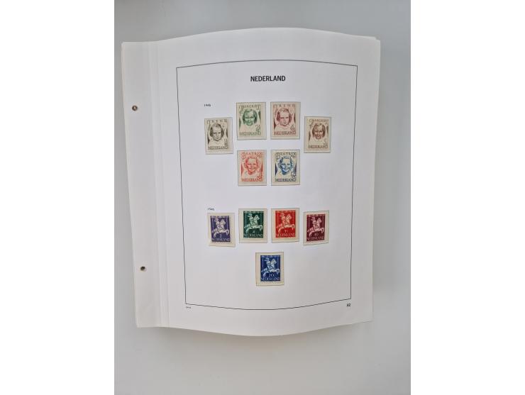 1852/1995, mostly unused and mint never hinged collection incl. official and postage due stamps with a lot of better and comp