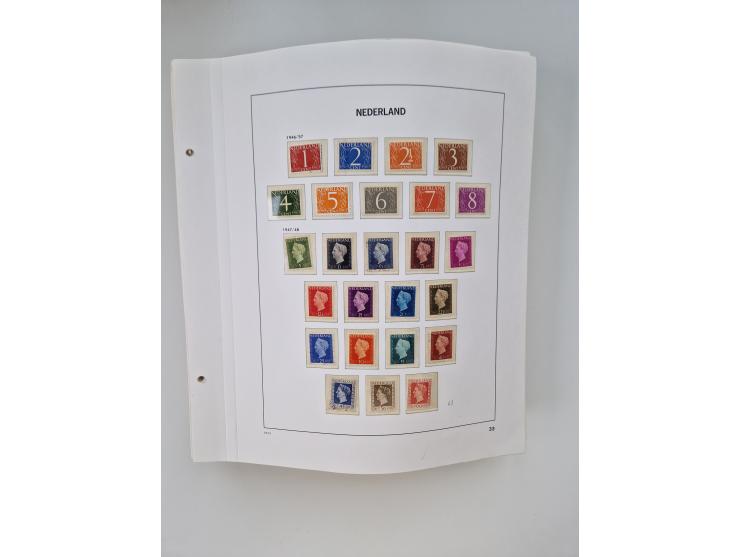 1852/1995, mostly unused and mint never hinged collection incl. official and postage due stamps with a lot of better and comp