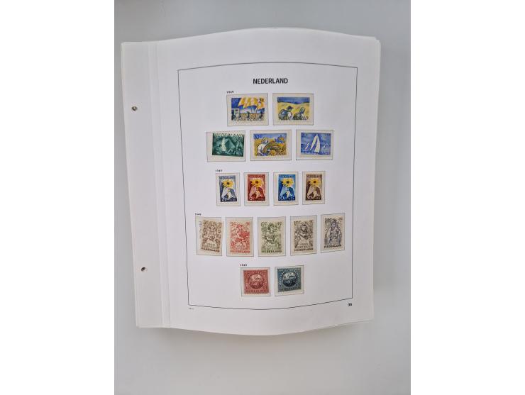 1852/1995, mostly unused and mint never hinged collection incl. official and postage due stamps with a lot of better and comp