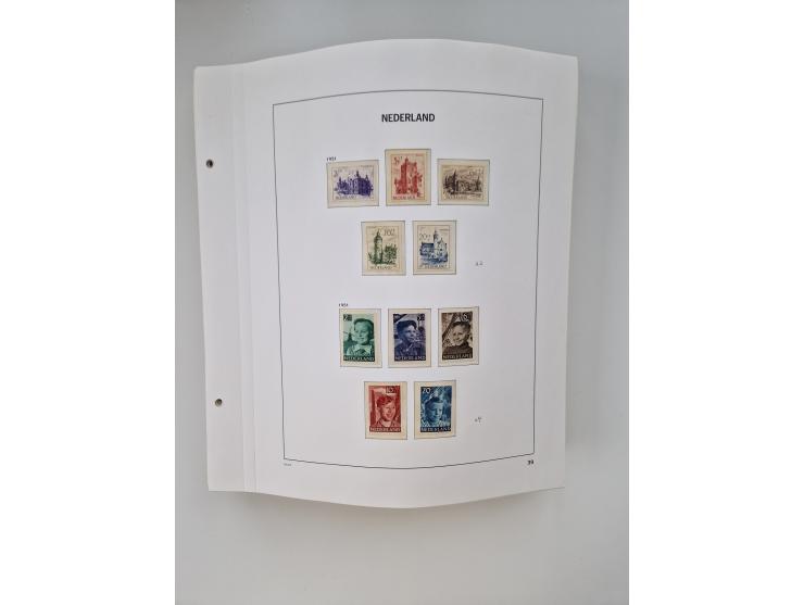 1852/1995, mostly unused and mint never hinged collection incl. official and postage due stamps with a lot of better and comp