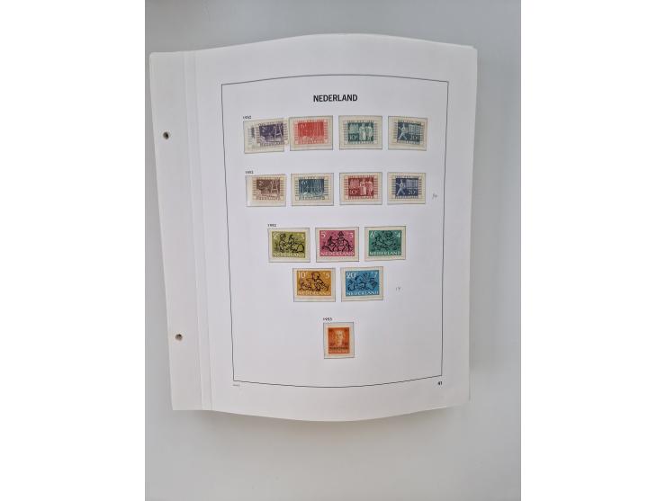 1852/1995, mostly unused and mint never hinged collection incl. official and postage due stamps with a lot of better and comp