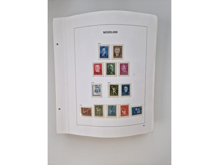 1852/1995, mostly unused and mint never hinged collection incl. official and postage due stamps with a lot of better and comp