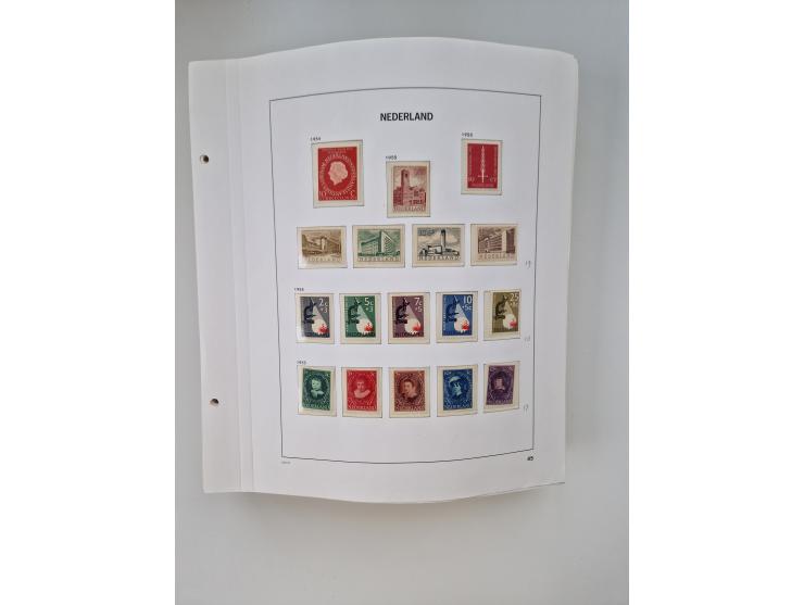 1852/1995, mostly unused and mint never hinged collection incl. official and postage due stamps with a lot of better and comp