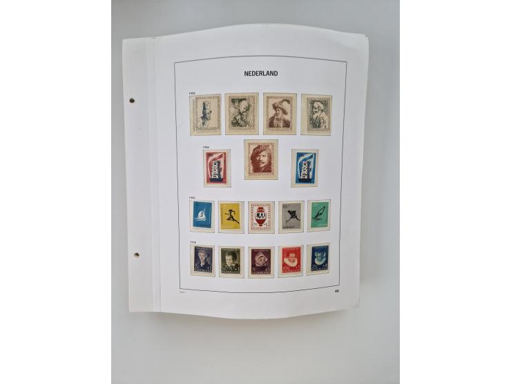 1852/1995, mostly unused and mint never hinged collection incl. official and postage due stamps with a lot of better and comp