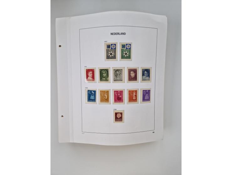 1852/1995, mostly unused and mint never hinged collection incl. official and postage due stamps with a lot of better and comp