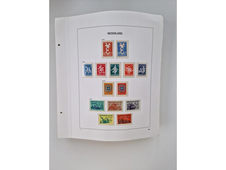 1852/1995, mostly unused and mint never hinged collection incl. official and postage due stamps with a lot of better and comp