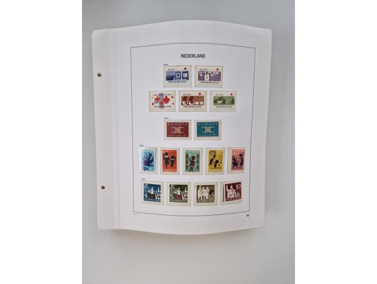 1852/1995, mostly unused and mint never hinged collection incl. official and postage due stamps with a lot of better and comp