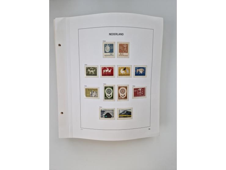 1852/1995, mostly unused and mint never hinged collection incl. official and postage due stamps with a lot of better and comp