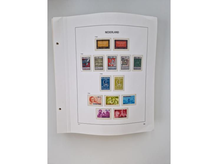 1852/1995, mostly unused and mint never hinged collection incl. official and postage due stamps with a lot of better and comp