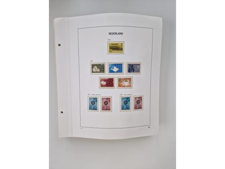 1852/1995, mostly unused and mint never hinged collection incl. official and postage due stamps with a lot of better and comp