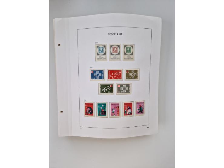 1852/1995, mostly unused and mint never hinged collection incl. official and postage due stamps with a lot of better and comp