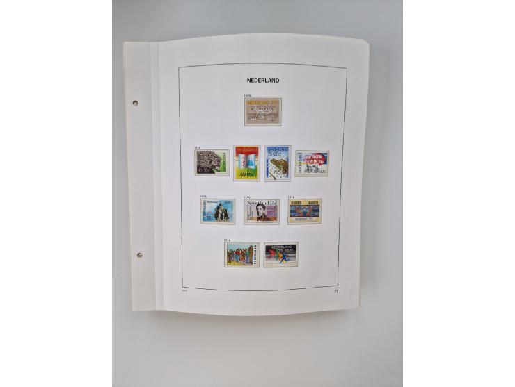 1852/1995, mostly unused and mint never hinged collection incl. official and postage due stamps with a lot of better and comp