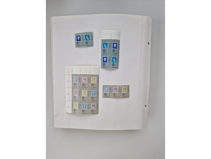 1852/1995, mostly unused and mint never hinged collection incl. official and postage due stamps with a lot of better and comp