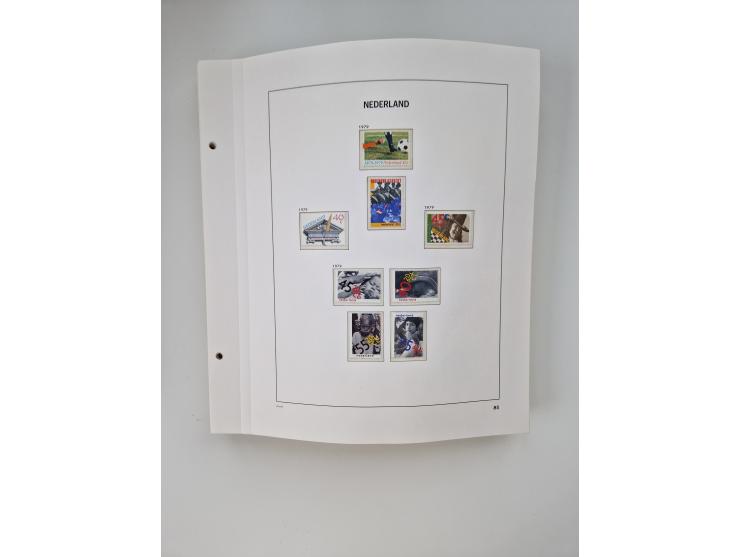 1852/1995, mostly unused and mint never hinged collection incl. official and postage due stamps with a lot of better and comp