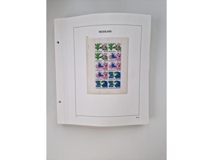 1852/1995, mostly unused and mint never hinged collection incl. official and postage due stamps with a lot of better and comp