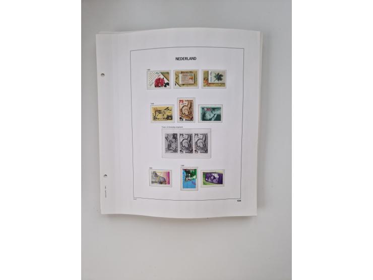 1852/1995, mostly unused and mint never hinged collection incl. official and postage due stamps with a lot of better and comp