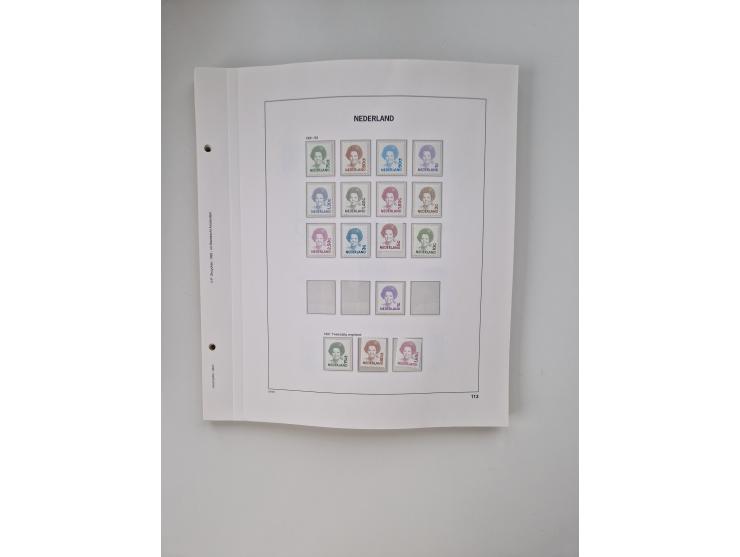 1852/1995, mostly unused and mint never hinged collection incl. official and postage due stamps with a lot of better and comp