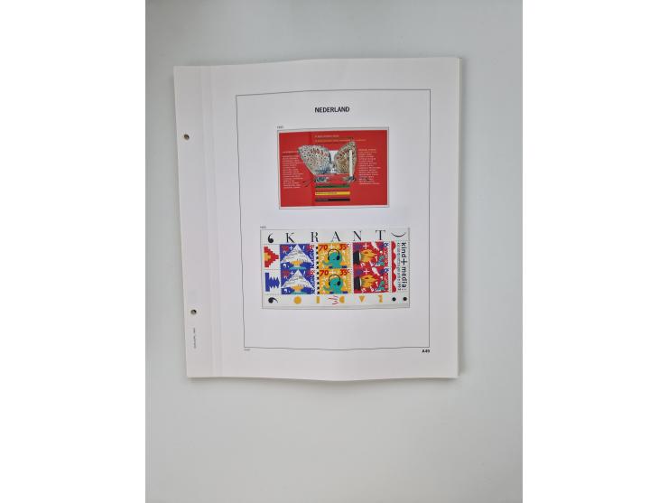 1852/1995, mostly unused and mint never hinged collection incl. official and postage due stamps with a lot of better and comp