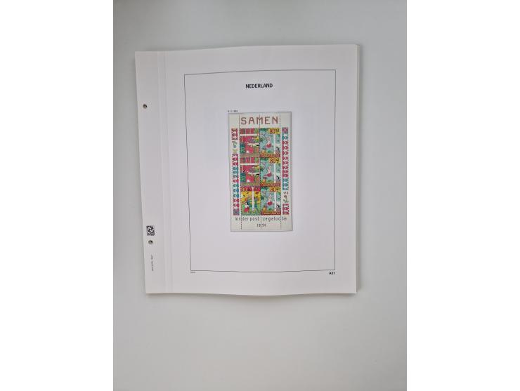 1852/1995, mostly unused and mint never hinged collection incl. official and postage due stamps with a lot of better and comp