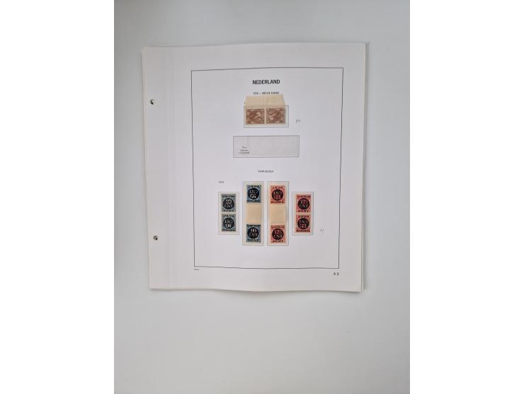 1852/1995, mostly unused and mint never hinged collection incl. official and postage due stamps with a lot of better and comp