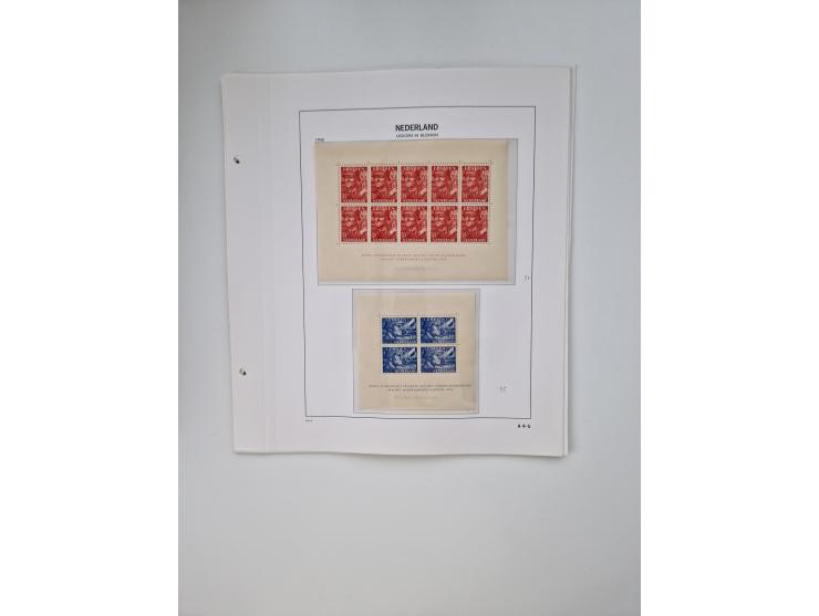 1852/1995, mostly unused and mint never hinged collection incl. official and postage due stamps with a lot of better and comp