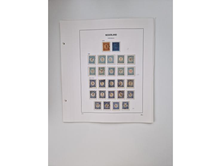 1852/1995, mostly unused and mint never hinged collection incl. official and postage due stamps with a lot of better and comp