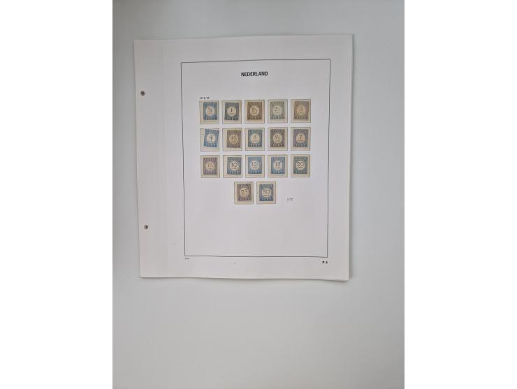 1852/1995, mostly unused and mint never hinged collection incl. official and postage due stamps with a lot of better and comp