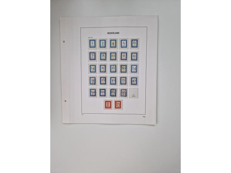 1852/1995, mostly unused and mint never hinged collection incl. official and postage due stamps with a lot of better and comp