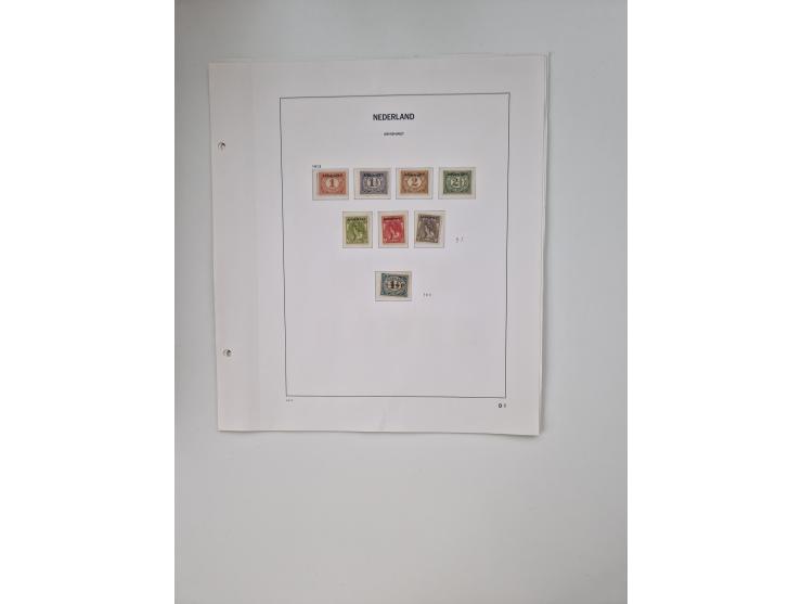 1852/1995, mostly unused and mint never hinged collection incl. official and postage due stamps with a lot of better and comp