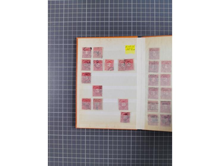 1873/1925 (ca.), Postage Dues and Officials, small group mostly used with duplicates, noted Interior, Navy, Post, etc., bette