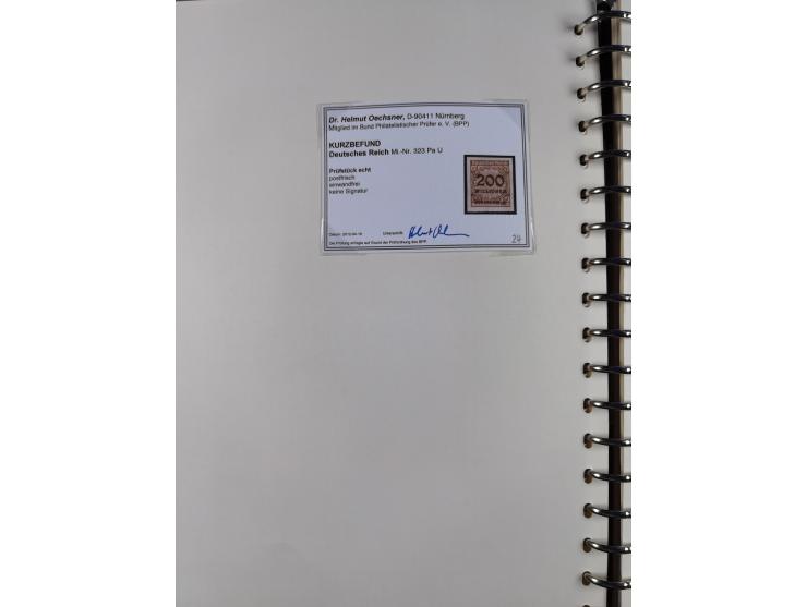 1919/32, meist postfrische Sammlung im Lindner-Falzlosalbum komplett mit vielen Besonderheiten. Infla mit vielen Farben und u