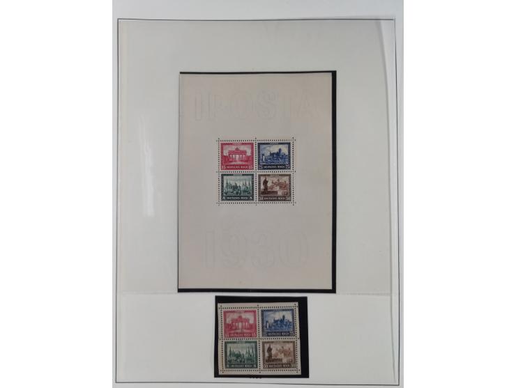 1919/32, meist postfrische Sammlung im Lindner-Falzlosalbum komplett mit vielen Besonderheiten. Infla mit vielen Farben und u