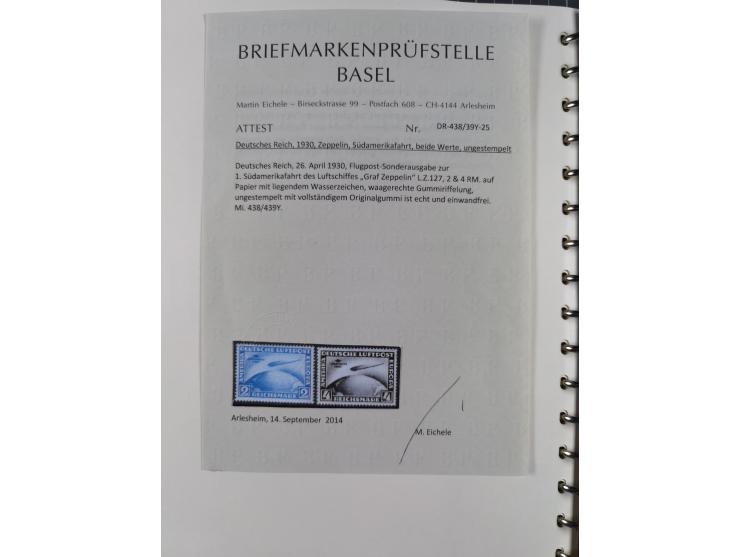 1919/32, meist postfrische Sammlung im Lindner-Falzlosalbum komplett mit vielen Besonderheiten. Infla mit vielen Farben und u